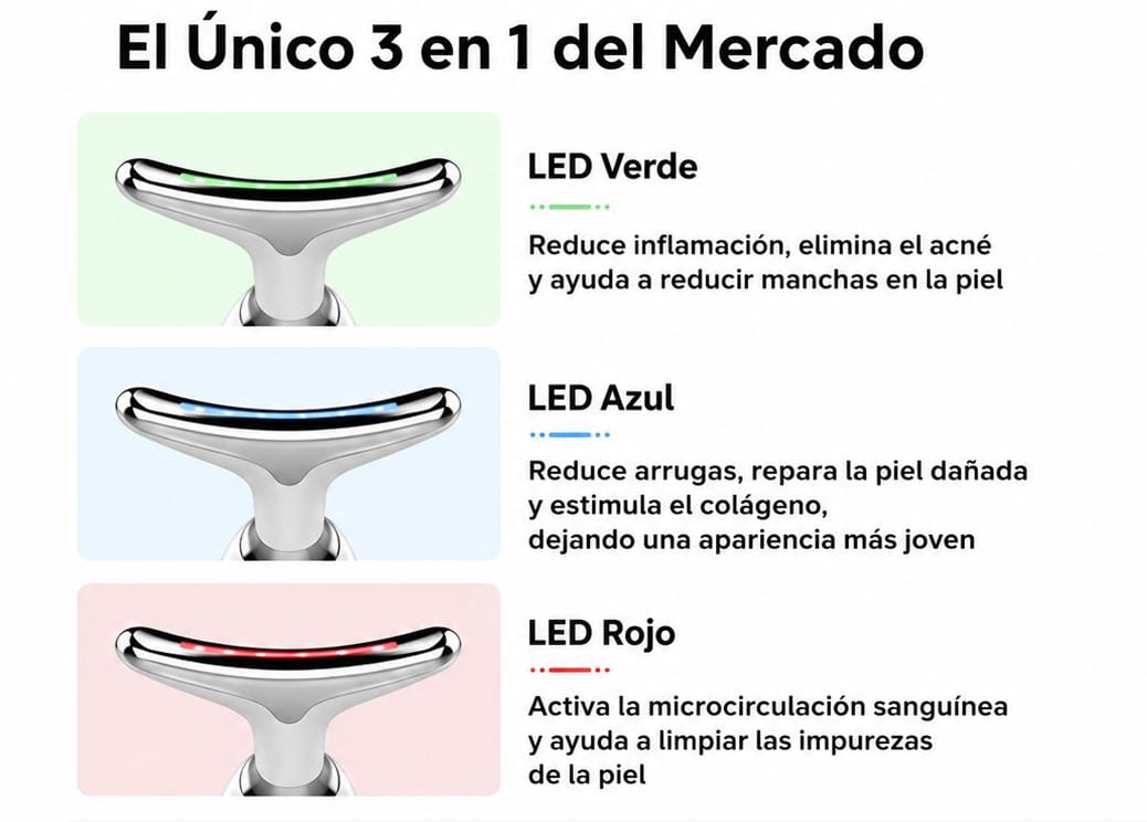 Tonificador Facial 3 en 1